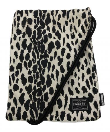 m*y様 【希少】WACKO MARIA PORTER ポーチ 巾着 ブラック 中古・古着通販】PORTER (ポーター) WACKO MARIA (ワコマリア) 巾着