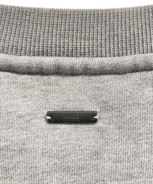 HUGO BOSS（ヒューゴ ボス）HUGO BOSS (ヒューゴ ボス) プリントスウェット グレー サイズ:Lの古着・服飾アイテム