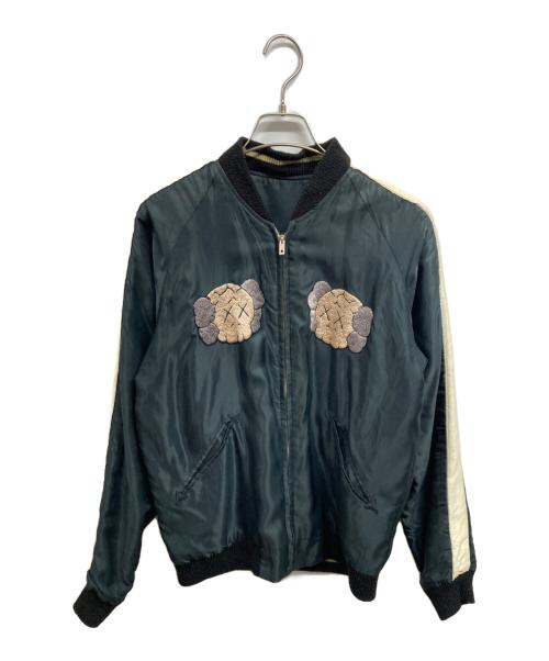 Original Fake（オリジナルフェイク）Original Fake (オリジナルフェイク) Gallery 1950 (ギャラリー1950) KAWS スカジャン ブラック サイズ:Sの古着・服飾アイテム