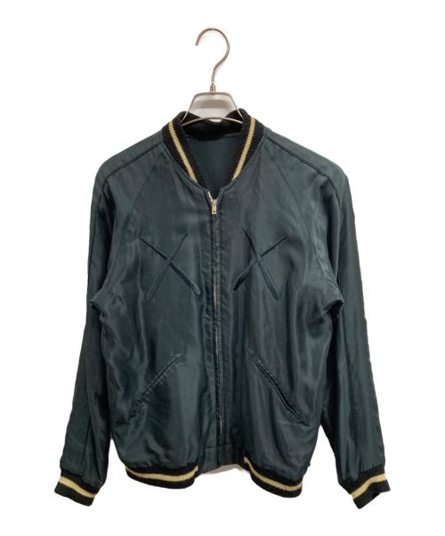 Original Fake（オリジナルフェイク）Original Fake (オリジナルフェイク) Gallery 1950 (ギャラリー1950) KAWS スカジャン ブラック サイズ:Sの古着・服飾アイテム