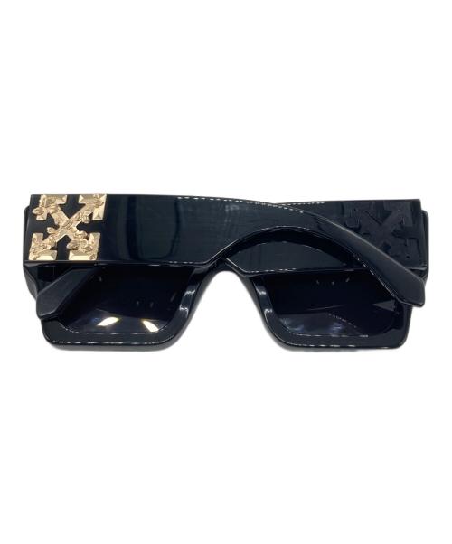 OFFWHITE（オフホワイト）OFFWHITE (オフホワイト) CATALINA SUNGLASSES ブラック サイズ:55□20-145の古着・服飾アイテム