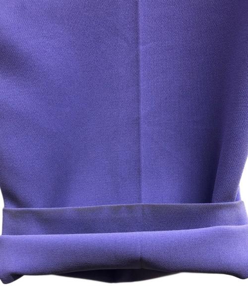 H BEAUTY&YOUTH（エイチ ビューティー&ユース）H BEAUTY&YOUTH (エイチ ビューティー&ユース) DOUBLE CLOTH WIDE TAPERED PANTS パープル サイズ:Mの古着・服飾アイテム