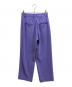 H BEAUTY&YOUTH (エイチ ビューティー&ユース) DOUBLE CLOTH WIDE TAPERED PANTS パープル サイズ:M：5000円