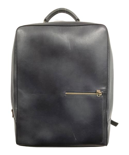 MOTHERHOUSE（マザーハウス）MOTHERHOUSE (マザーハウス) レザーバックパック ブラックの古着・服飾アイテム