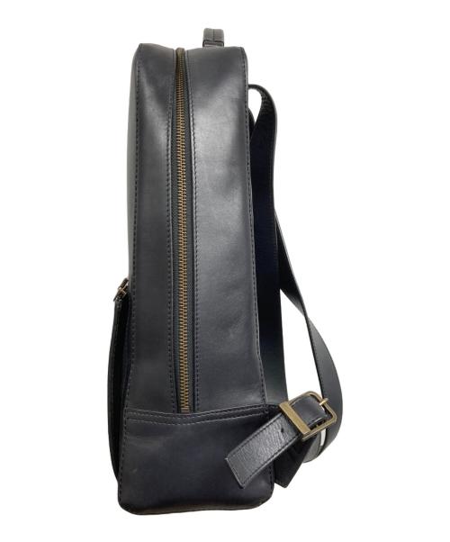 MOTHERHOUSE（マザーハウス）MOTHERHOUSE (マザーハウス) レザーバックパック ブラックの古着・服飾アイテム