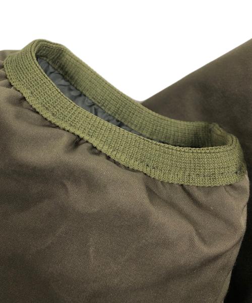 NANGA（ナンガ）NANGA (ナンガ) ノーカラーダウンジャケット カーキ サイズ:XLの古着・服飾アイテム