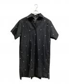 OBLIオブリ）の古着「半袖ワンピース」｜ブラック