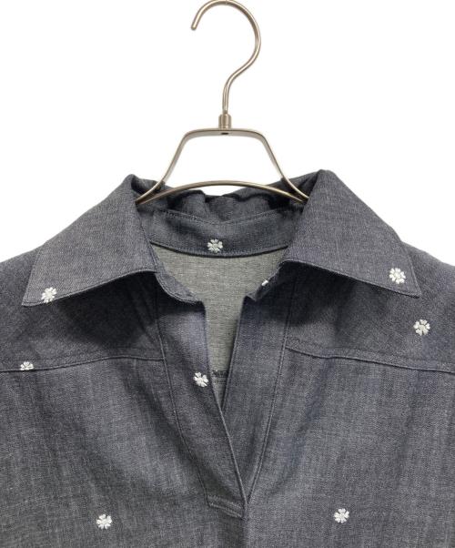 OBLI（オブリ）OBLI (オブリ) 半袖ワンピース ブラック サイズ:ＦＲＥＥの古着・服飾アイテム