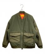 UNIONユニオン）の古着「フライトジャケット」｜オリーブ