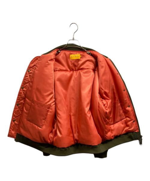 UNION（ユニオン）UNION (ユニオン) フライトジャケット オリーブ サイズ:3の古着・服飾アイテム