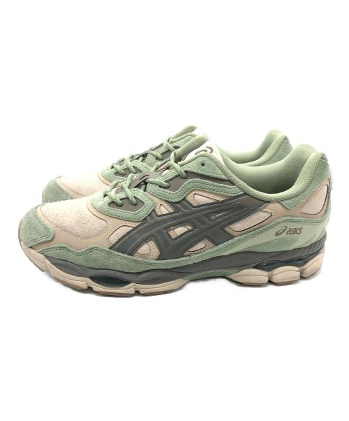 asics（アシックス）asics (アシックス) GEL-NYC グリーン×ベージュ サイズ:US11.5の古着・服飾アイテム
