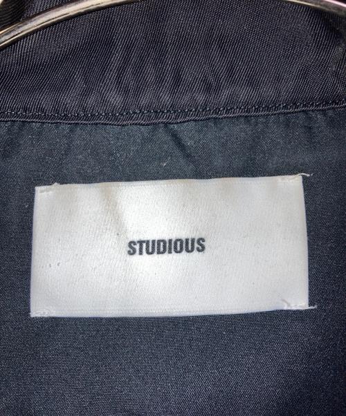 STUDIOUS（ステュディオス）STUDIOUS (ステュディオス) Heavy Twill Hooded Blouson ブラック サイズ:Freeの古着・服飾アイテム