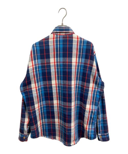 big mac（ビッグマック）big mac (ビッグマック) ネルシャツ ブルー サイズ:Lの古着・服飾アイテム
