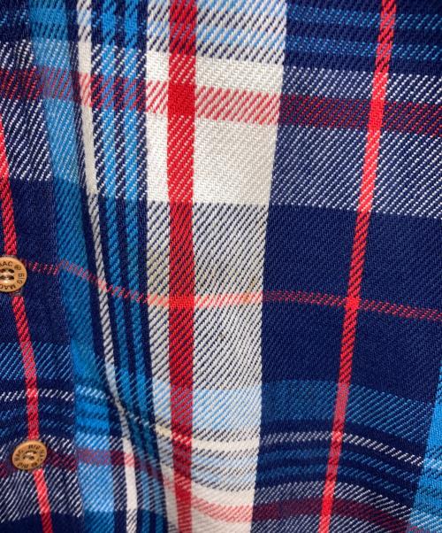 big mac（ビッグマック）big mac (ビッグマック) ネルシャツ ブルー サイズ:Lの古着・服飾アイテム