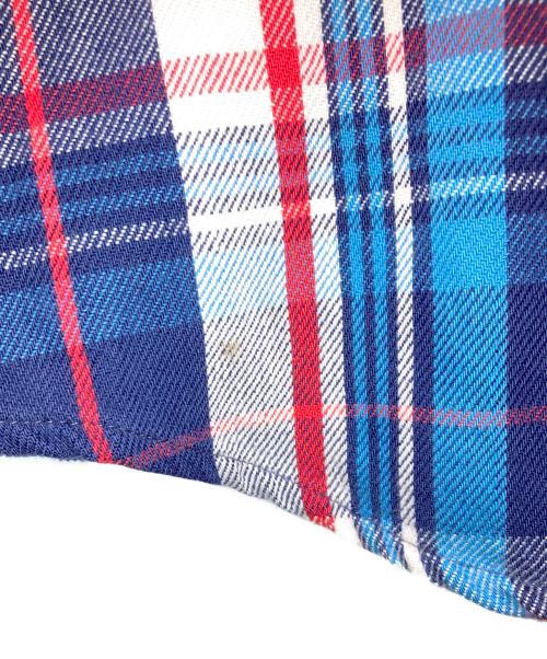 big mac（ビッグマック）big mac (ビッグマック) ネルシャツ ブルー サイズ:Lの古着・服飾アイテム