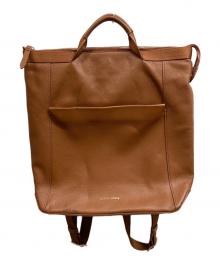 COLE HAAN（コールハーン）の古着「レザー2WAYバッグ」｜ブラウン
