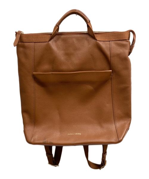 COLE HAAN（コールハーン）COLE HAAN (コールハーン) レザー2WAYバッグ ブラウンの古着・服飾アイテム