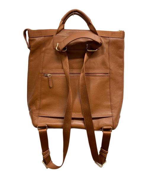 COLE HAAN（コールハーン）COLE HAAN (コールハーン) レザー2WAYバッグ ブラウンの古着・服飾アイテム