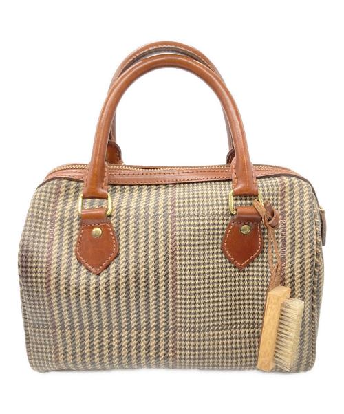 POLO RALPH LAUREN（ポロ・ラルフローレン）POLO RALPH LAUREN (ポロ・ラルフローレン) ミニボストンバッグ ブラウンの古着・服飾アイテム