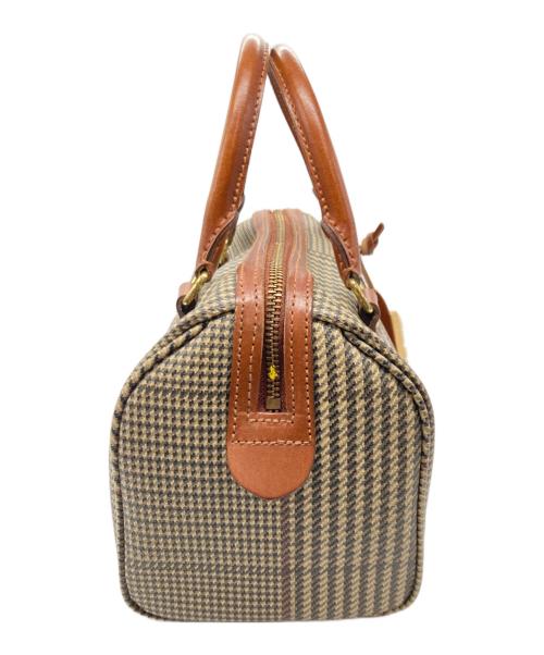 POLO RALPH LAUREN（ポロ・ラルフローレン）POLO RALPH LAUREN (ポロ・ラルフローレン) ミニボストンバッグ ブラウンの古着・服飾アイテム