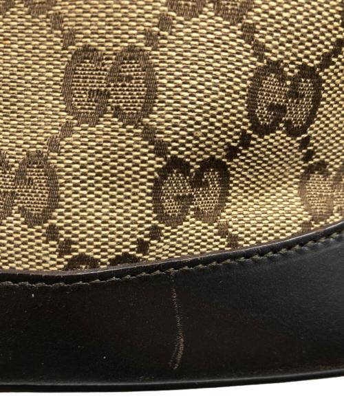 GUCCI（グッチ）GUCCI (グッチ) ジャッキー ワンショルダーバッグ ベージュ×ブラックの古着・服飾アイテム