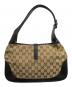 GUCCI (グッチ) ジャッキー ワンショルダーバッグ ベージュ×ブラック：50000円