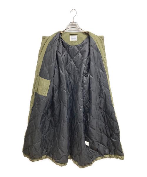 solamonat poche（ソラモナ ポッシェ）solamonat poche (ソラモナ ポッシェ) ダウンコート カーキ サイズ:Freeの古着・服飾アイテム