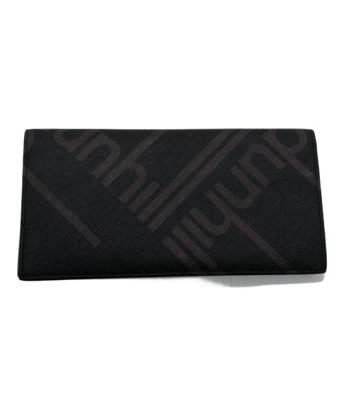 dunhill（ダンヒル）dunhill (ダンヒル) 2つ折り長財布 ブラックの古着・服飾アイテム