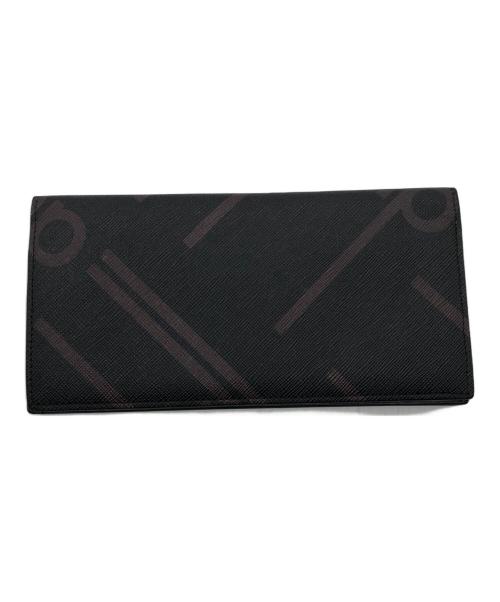 dunhill（ダンヒル）dunhill (ダンヒル) 2つ折り長財布 ブラックの古着・服飾アイテム