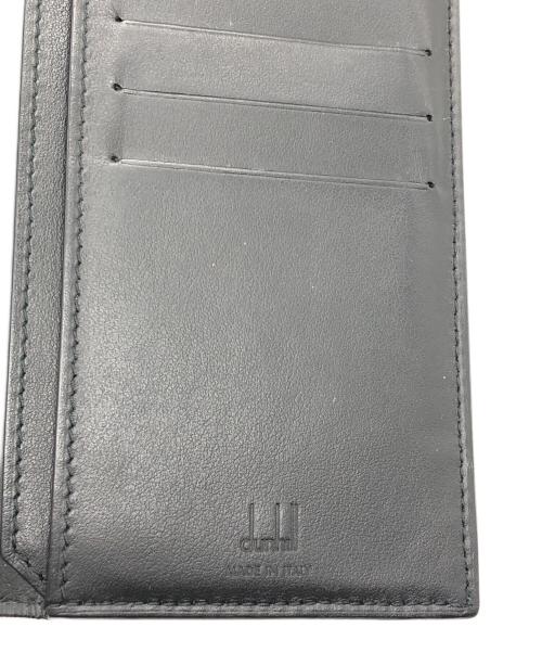 dunhill（ダンヒル）dunhill (ダンヒル) 2つ折り長財布 ブラックの古着・服飾アイテム