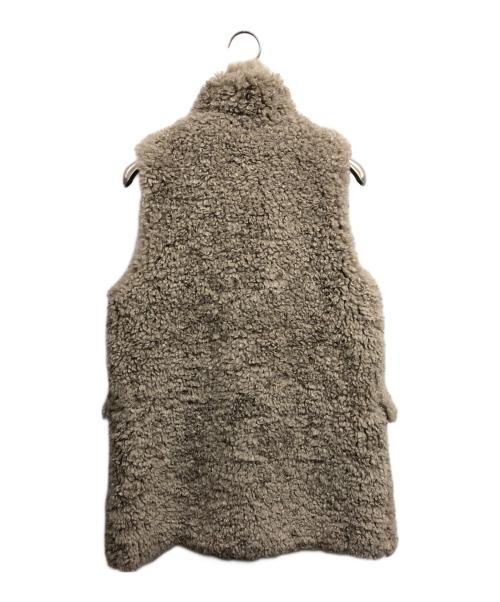 CADUNE（カデュネ）CADUNE (カデュネ) ボアジレ ベージュ サイズ:36の古着・服飾アイテム
