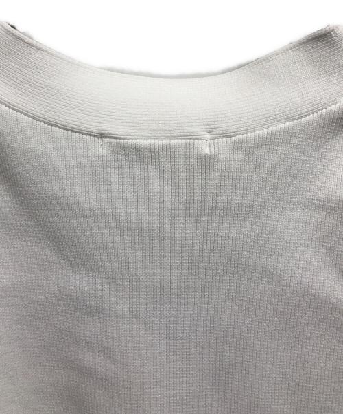 CADUNE（カデュネ）CADUNE (カデュネ) 金釦Ⅴカーデ ニット/CADUNEカーディガン ホワイト サイズ:Mの古着・服飾アイテム