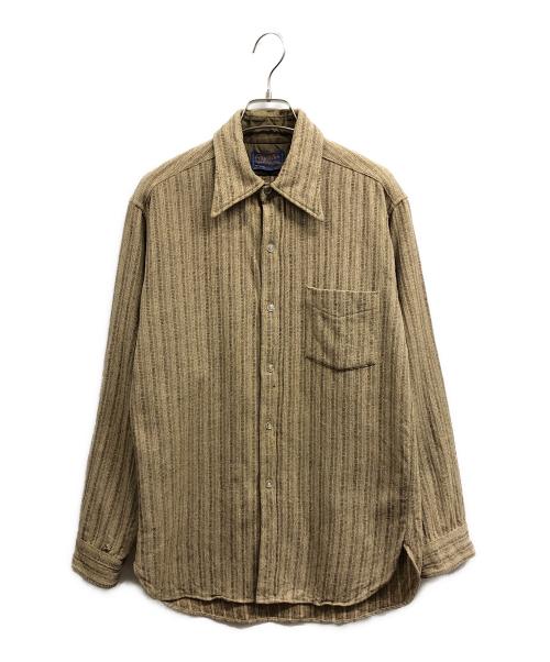 PENDLETON（ペンドルトン）PENDLETON (ペンドルトン) 70's ウールシャツ ベージュ サイズ:Mの古着・服飾アイテム