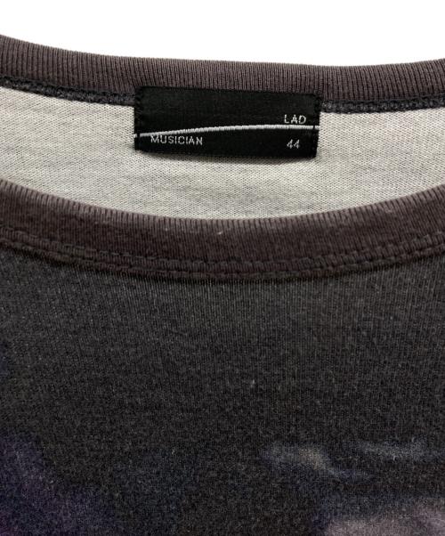 LAD MUSICIAN（ラッドミュージシャン）LAD MUSICIAN (ラッドミュージシャン) 総柄tシャツ ブラック サイズ:44の古着・服飾アイテム