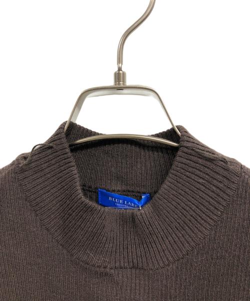 BLUE LABEL CRESTBRIDGE（ブルーレーベルクレストブリッジ）BLUE LABEL CRESTBRIDGE (ブルーレーベルクレストブリッジ) チェックニットワンピース ブラウン サイズ:38の古着・服飾アイテム