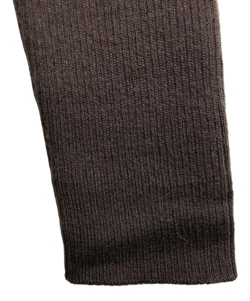 BLUE LABEL CRESTBRIDGE（ブルーレーベルクレストブリッジ）BLUE LABEL CRESTBRIDGE (ブルーレーベルクレストブリッジ) チェックニットワンピース ブラウン サイズ:38の古着・服飾アイテム