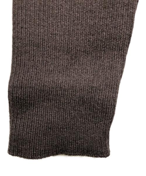 BLUE LABEL CRESTBRIDGE（ブルーレーベルクレストブリッジ）BLUE LABEL CRESTBRIDGE (ブルーレーベルクレストブリッジ) チェックニットワンピース ブラウン サイズ:38の古着・服飾アイテム