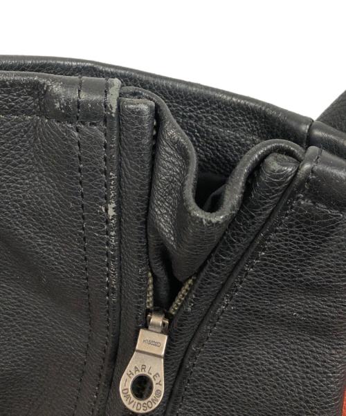 HARLEY-DAVIDSON（ハーレーダビッドソン）HARLEY-DAVIDSON (ハーレーダビッドソン) レザージャケット ブラック サイズ:Mの古着・服飾アイテム