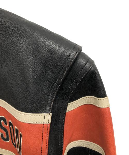 HARLEY-DAVIDSON（ハーレーダビッドソン）HARLEY-DAVIDSON (ハーレーダビッドソン) レザージャケット ブラック サイズ:Mの古着・服飾アイテム