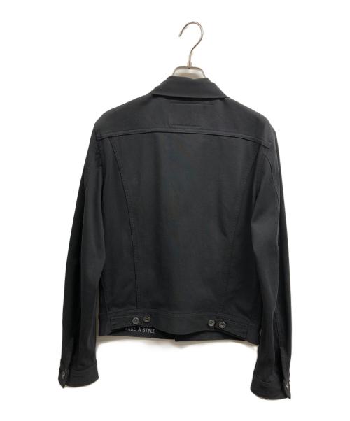 YANUK（ヤヌーク）YANUK (ヤヌーク) YOSHIMASA HOSIBA (干場義雅) デニムジャケット ブラック サイズ:Sの古着・服飾アイテム