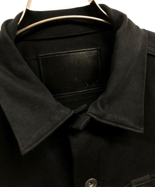 YANUK（ヤヌーク）YANUK (ヤヌーク) YOSHIMASA HOSIBA (干場義雅) デニムジャケット ブラック サイズ:Sの古着・服飾アイテム