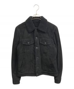 Rawtus ロゥタス 山羊革ゴードレザー シングルライダース サイズ38　黒 中古・古着通販】Rawtus (ロゥタス) ゴートレザーシングルライダース