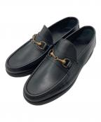 IL MOCASSINOイルモカシーノ）の古着「ビットローファー」｜ブラック