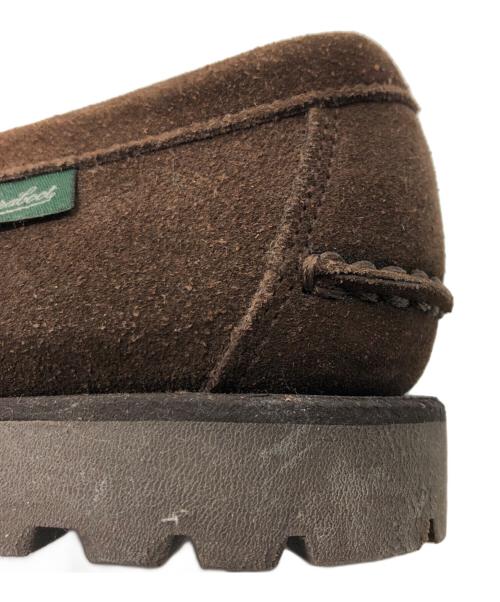 PARABOOT（パラブーツ）PARABOOT (パラブーツ) UNITED ARROWS (ユナイテッドアローズ) スエードビットローファー ブラウン サイズ:5 1/2の古着・服飾アイテム
