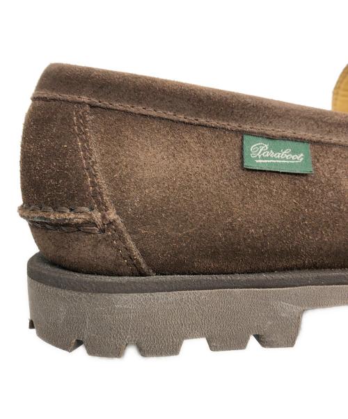 PARABOOT（パラブーツ）PARABOOT (パラブーツ) UNITED ARROWS (ユナイテッドアローズ) スエードビットローファー ブラウン サイズ:5 1/2の古着・服飾アイテム