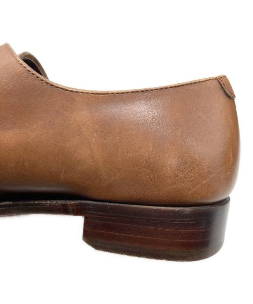 SHETLAND FOX（シェットランドフォックス）SHETLAND FOX (シェットランドフォックス) モンクストラップシューズ ブラウン サイズ:7の古着・服飾アイテム