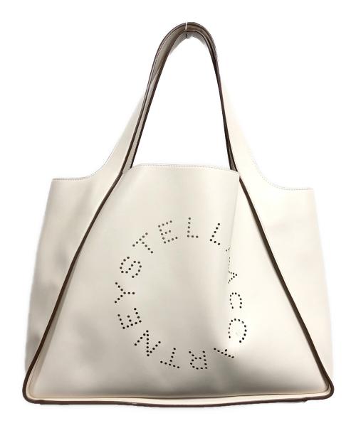 STELLA McCARTNEY（ステラマッカートニー）STELLA McCARTNEY (ステラマッカートニー) ステラロゴトートバッグ ベージュの古着・服飾アイテム