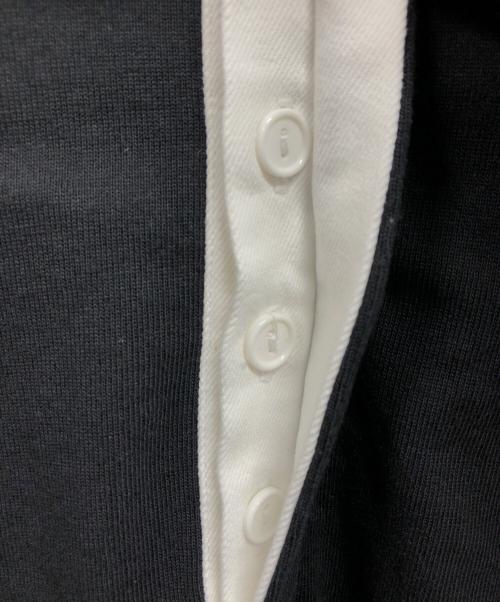 U by SPICK&SPAN（ユー バイ スピック＆スパン）U by Spick&Span (ユー バイ スピック＆スパン) ポロシャツワンピース ブラック サイズ:FREEの古着・服飾アイテム