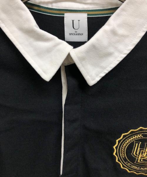 U by SPICK&SPAN（ユー バイ スピック＆スパン）U by Spick&Span (ユー バイ スピック＆スパン) ポロシャツワンピース ブラック サイズ:FREEの古着・服飾アイテム