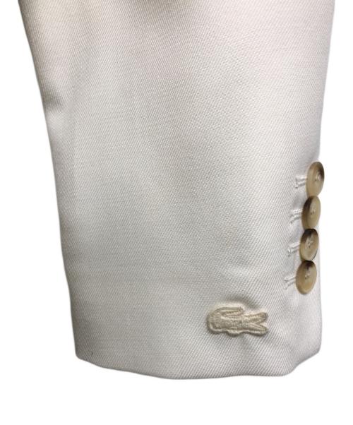 LACOSTE（ラコステ）LACOSTE (ラコステ) 3パッチポケットツイルブレザー アイボリー サイズ:Sの古着・服飾アイテム